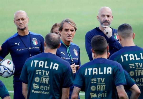 ابتلای 2 عضو کادر فنی تیم ملی ایتالیا به کرونا در آستانه مصاف با مقدونیه