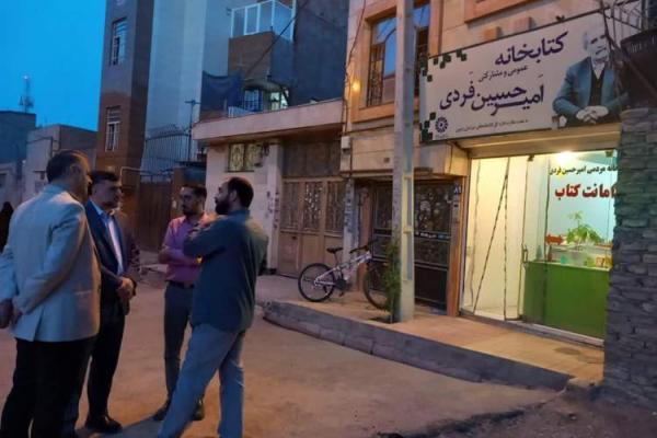 مدیرعامل خانه کتاب از کتابخانه مردمی در مشهد بازدید کرد